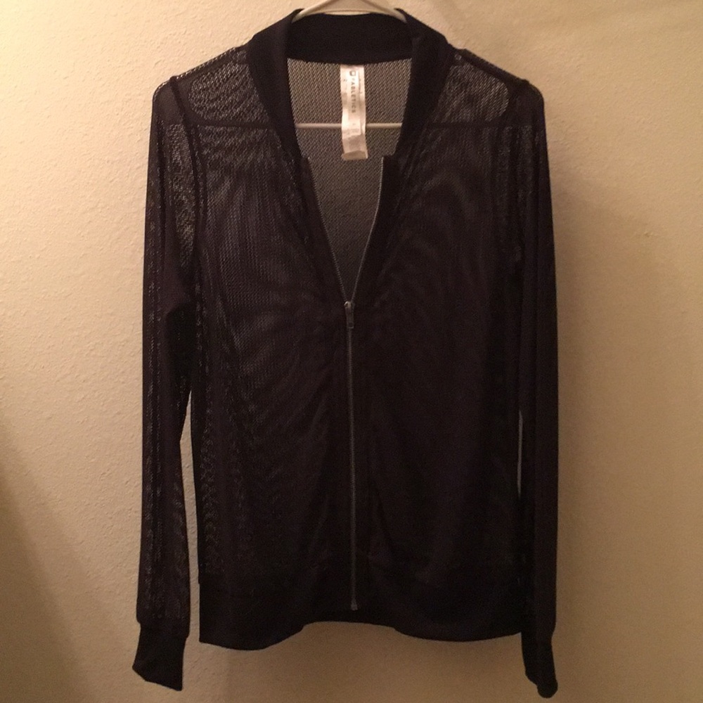 Fabletics See Through Zip-Up Hoodie